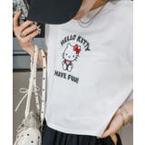 KITTYプリントショート丈Tシャツ | SpRay | 詳細画像31