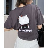 KITTYプリントショート丈Tシャツ | SpRay | 詳細画像48