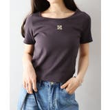 テレコ刺繍モチーフTシャツ | SpRay | 詳細画像11