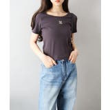 テレコ刺繍モチーフTシャツ | SpRay | 詳細画像12