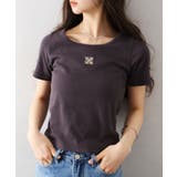 テレコ刺繍モチーフTシャツ | SpRay | 詳細画像16