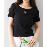 テレコ刺繍モチーフTシャツ | SpRay | 詳細画像19