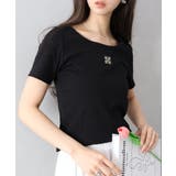 テレコ刺繍モチーフTシャツ | SpRay | 詳細画像20