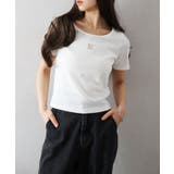 テレコ刺繍モチーフTシャツ | SpRay | 詳細画像5