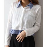 チェック切替フェイクレイヤードカーディガン | SpRay | 詳細画像7 