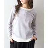 配色ヘンリーフェイクレイヤード | SpRay | 詳細画像23 