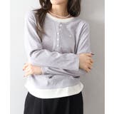 配色ヘンリーフェイクレイヤード | SpRay | 詳細画像25 