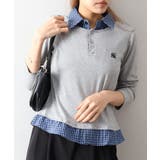 テレコｘチェックレイヤードスキッパー | SpRay | 詳細画像15 