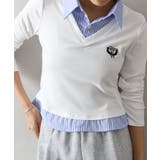 テレコｘストライプレイヤードプルオーバー | SpRay | 詳細画像10 