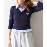 テレコｘストライプレイヤードプルオーバー | SpRay | 詳細画像21 