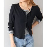 ボーダーレイヤードカーディガン | SpRay | 詳細画像14 