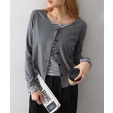 ボーダーレイヤードカーディガン | SpRay | 詳細画像26 