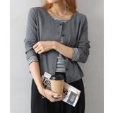 ボーダーレイヤードカーディガン | SpRay | 詳細画像27 