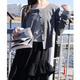 ボーダーレイヤードカーディガン | SpRay | 詳細画像28 