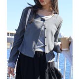 ボーダーレイヤードカーディガン | SpRay | 詳細画像32 