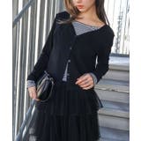 ボーダーレイヤードカーディガン | SpRay | 詳細画像35 