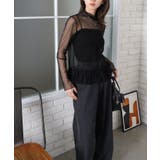 ドットチュールペプラムロングスリーブ | SpRay | 詳細画像9 