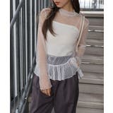 ドットチュールペプラムロングスリーブ | SpRay | 詳細画像19 