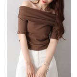 オフショル5分袖トップス | SpRay | 詳細画像21 