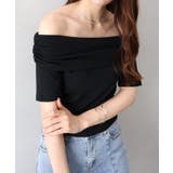 オフショル5分袖トップス | SpRay | 詳細画像3 