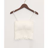 シャーリングカップ付ベアトップ | SpRay | 詳細画像22 