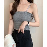 シャーリングカップ付ベアトップ | SpRay | 詳細画像3 