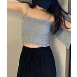 シャーリングカップ付ベアトップ | SpRay | 詳細画像4 