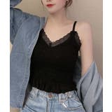 シャーリングカップ付キャミソール | SpRay | 詳細画像3 