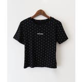 ドットロゴ半袖刺繍トップス | SpRay | 詳細画像15 