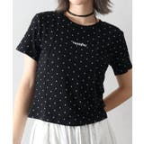 ドットロゴ半袖刺繍トップス | SpRay | 詳細画像25