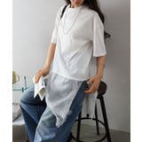 すそレースショートスリーブTシャツ | SpRay | 詳細画像2