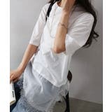 すそレースショートスリーブTシャツ | SpRay | 詳細画像5
