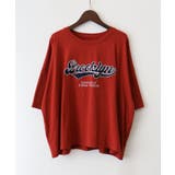 レッド | フェルトロゴBIG Tシャツ | SpRay