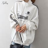 袖ラインロゴハーフZIP | SpRay | 詳細画像1 