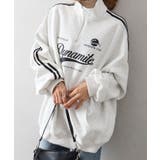 オートミール | 袖ラインロゴハーフZIP | SpRay