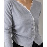 レース付フェイクカーディガン | SpRay | 詳細画像11 