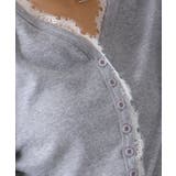 レース付フェイクカーディガン | SpRay | 詳細画像13 