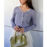 レース付フェイクカーディガン | SpRay | 詳細画像2 