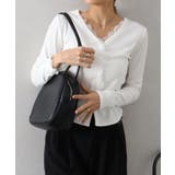 ホワイト | レース付フェイクカーディガン | SpRay