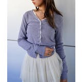 レース付フェイクカーディガン | SpRay | 詳細画像5 