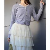 レース付フェイクカーディガン | SpRay | 詳細画像8 