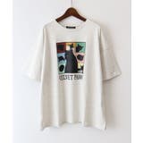 オートミール | CAT プリント Tシャツ | SpRay