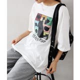 CAT プリント Tシャツ | SpRay | 詳細画像2