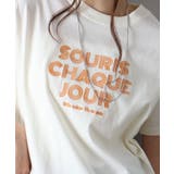 ラインロゴ刺繍 Tシャツ | SpRay | 詳細画像17