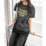 ラインロゴ刺繍 Tシャツ | SpRay | 詳細画像3 