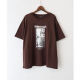 ブラウン | 汗染み防止フォト Tシャツ | SpRay
