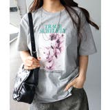 汗染み防止花フォト Tシャツ | SpRay | 詳細画像3 