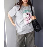 汗染み防止花フォト Tシャツ | SpRay | 詳細画像5 