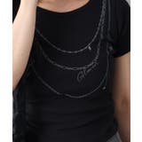 スタッズネックレスプリントTシャツ | SpRay | 詳細画像7