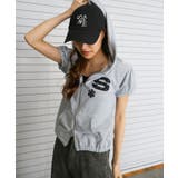 パプロゴショートスリーブ ZIPパーカー | SpRay | 詳細画像9